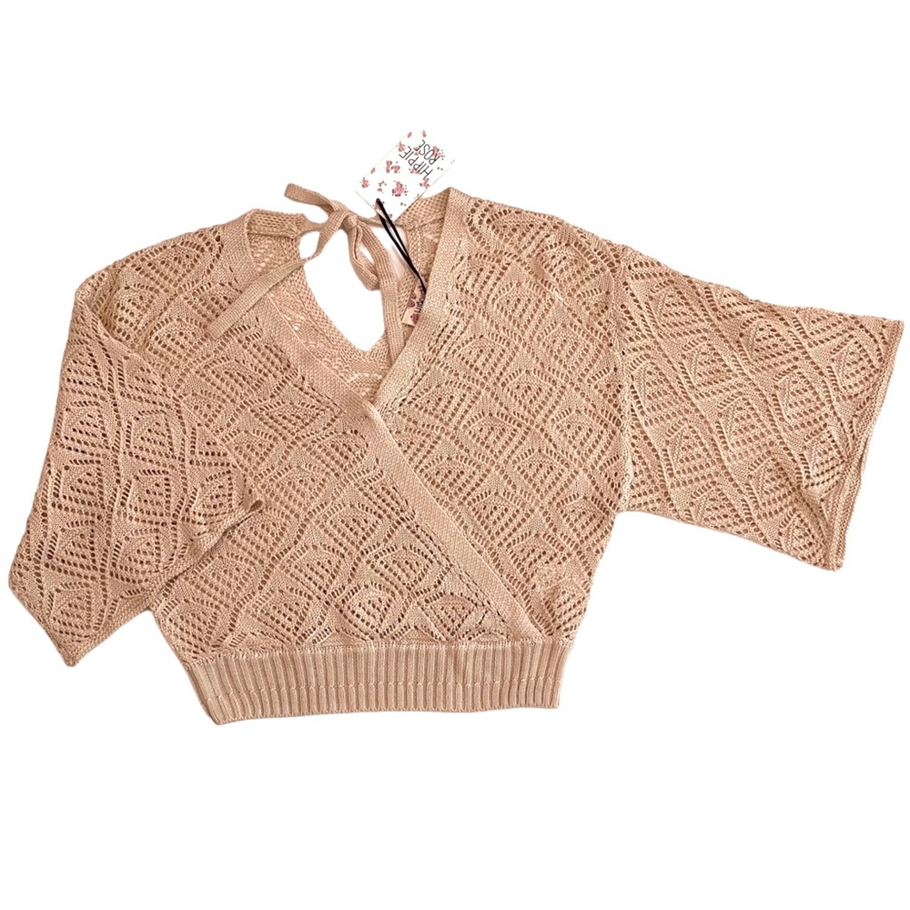 NWT- Hippie Rose Kimono Style Knit Top